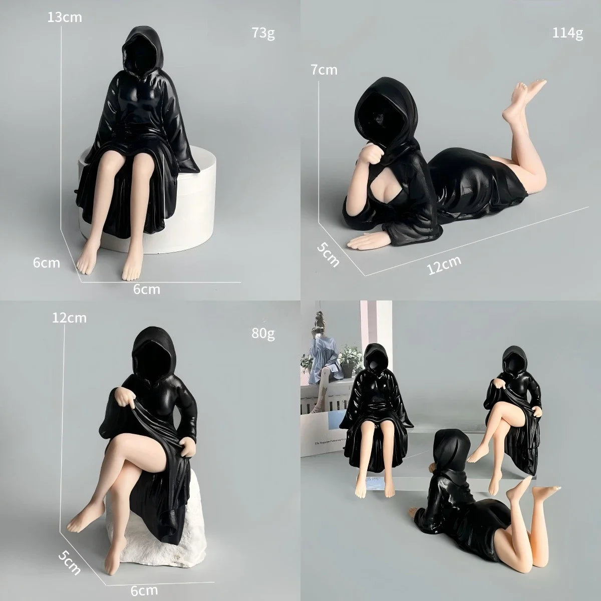 Sexy Reaper Gothic Statue