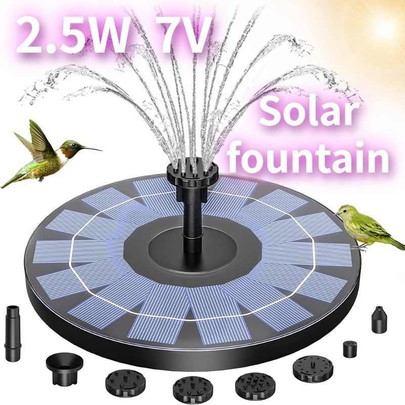 Autonomous Solar Fountain Decoration