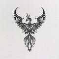 Phoenix Rising Metal Wall Art
