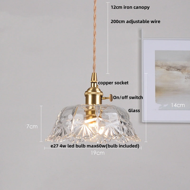Nordic Crystal Cut Glass LED Pendant Light
