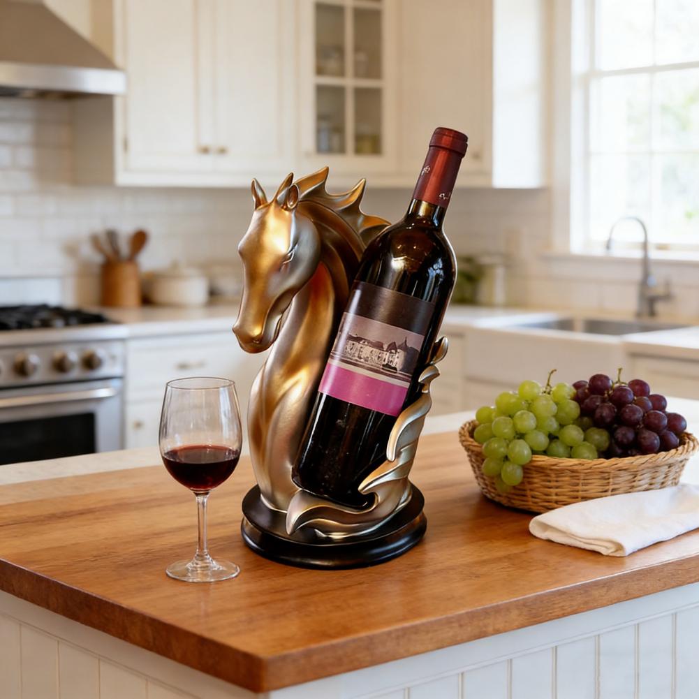 Horse Head Wine Rack