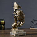 Nordic Silence Is Golden Sculpture