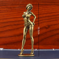 Beautiful Woman Brass Statue