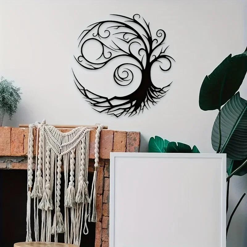 Minimalist Nordic Tree Metal Wall Art