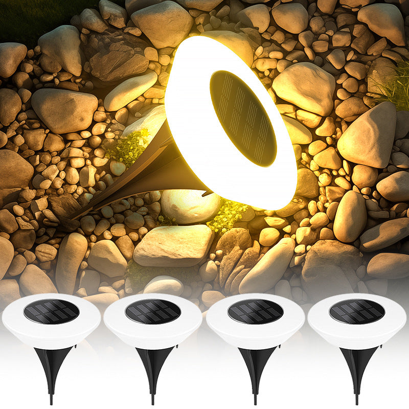 Solar Ground Ring Light Decoration