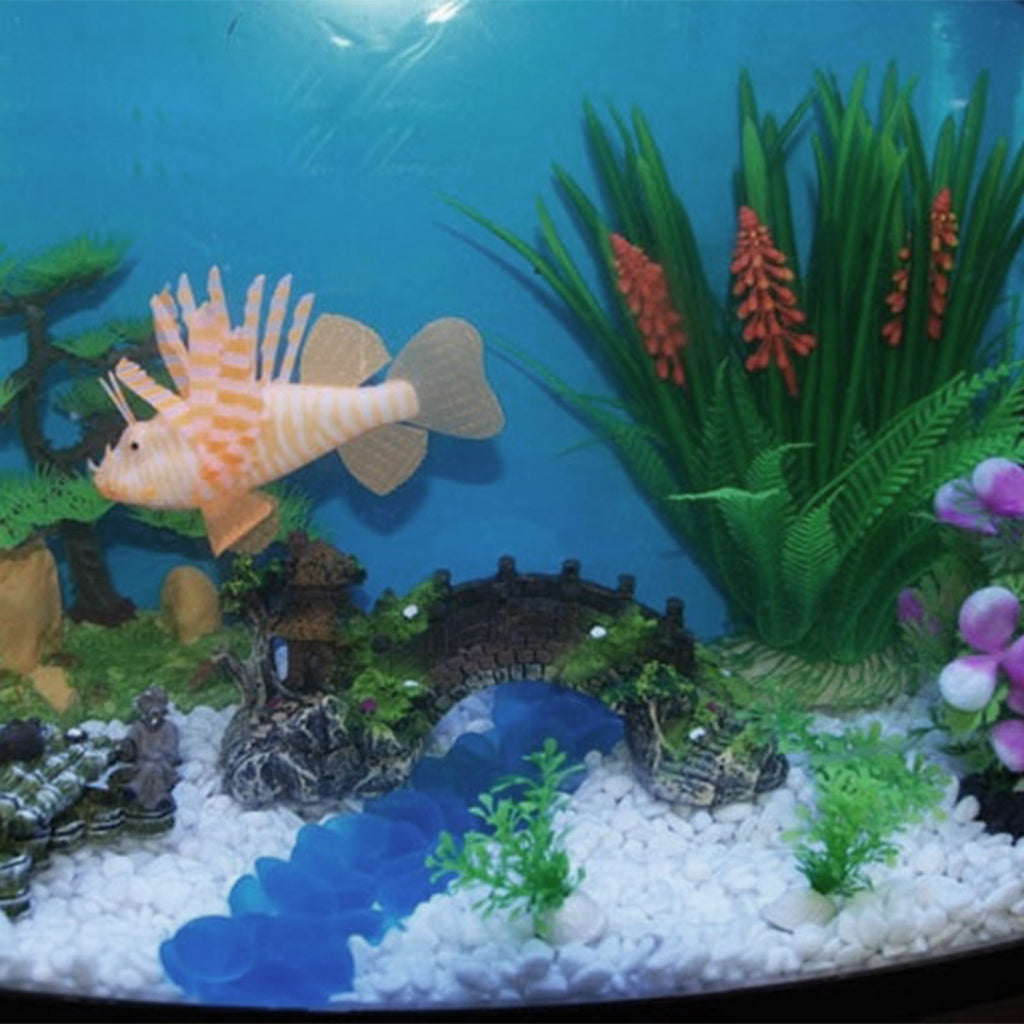 Japanese Garden Bridge Aquarium Ornament