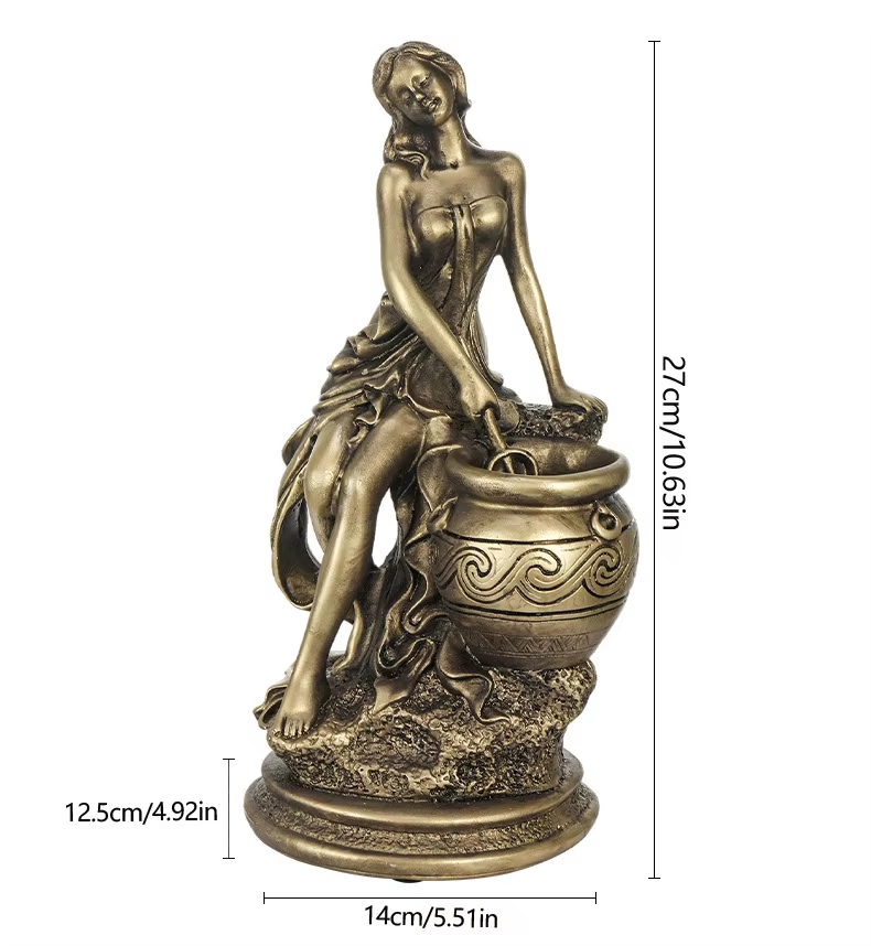 The Water Maiden Antique Sculpture