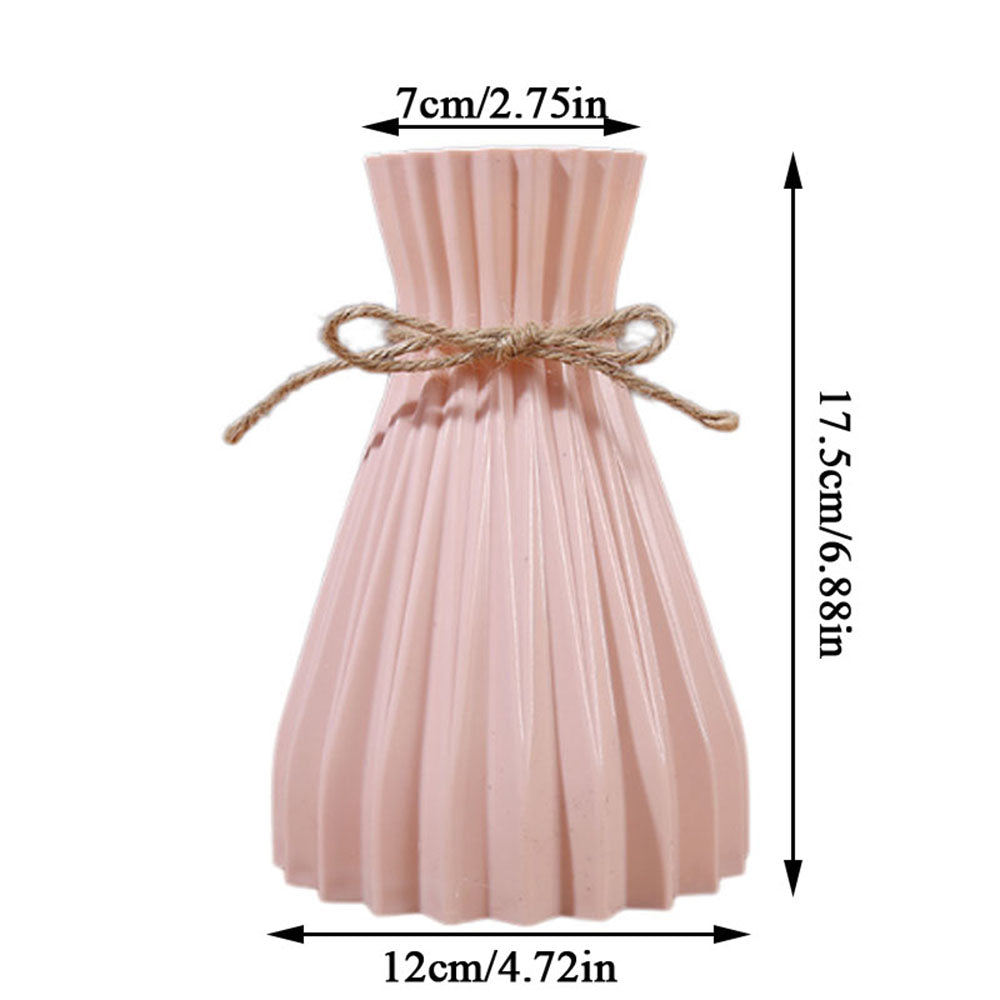 Nordic Pleated Ceramic Vase