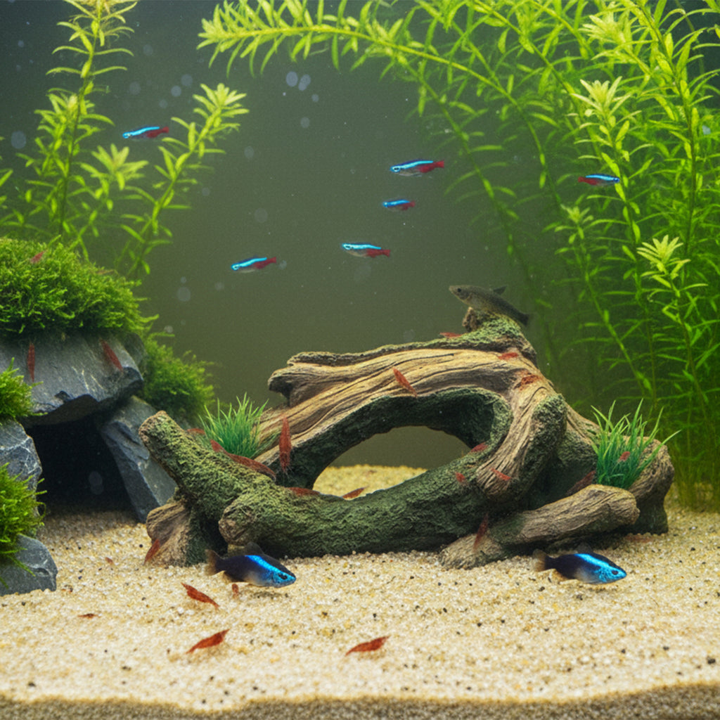 Driftwood Tunnel Aquarium Ornament