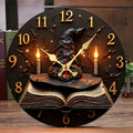 Wizard's Spellbook Wall Clock