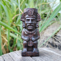 Maori Tribal Guardian Wooden Statue