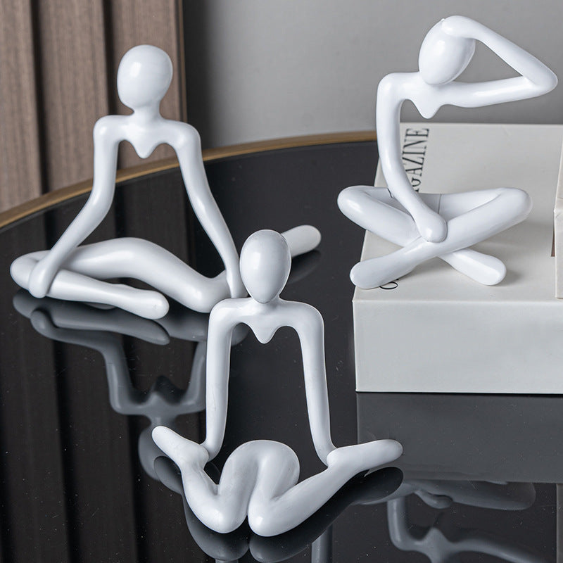 Abstract Thinking Figure Statue