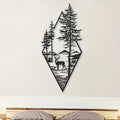 Mountain Forest Wildlife Wall Art