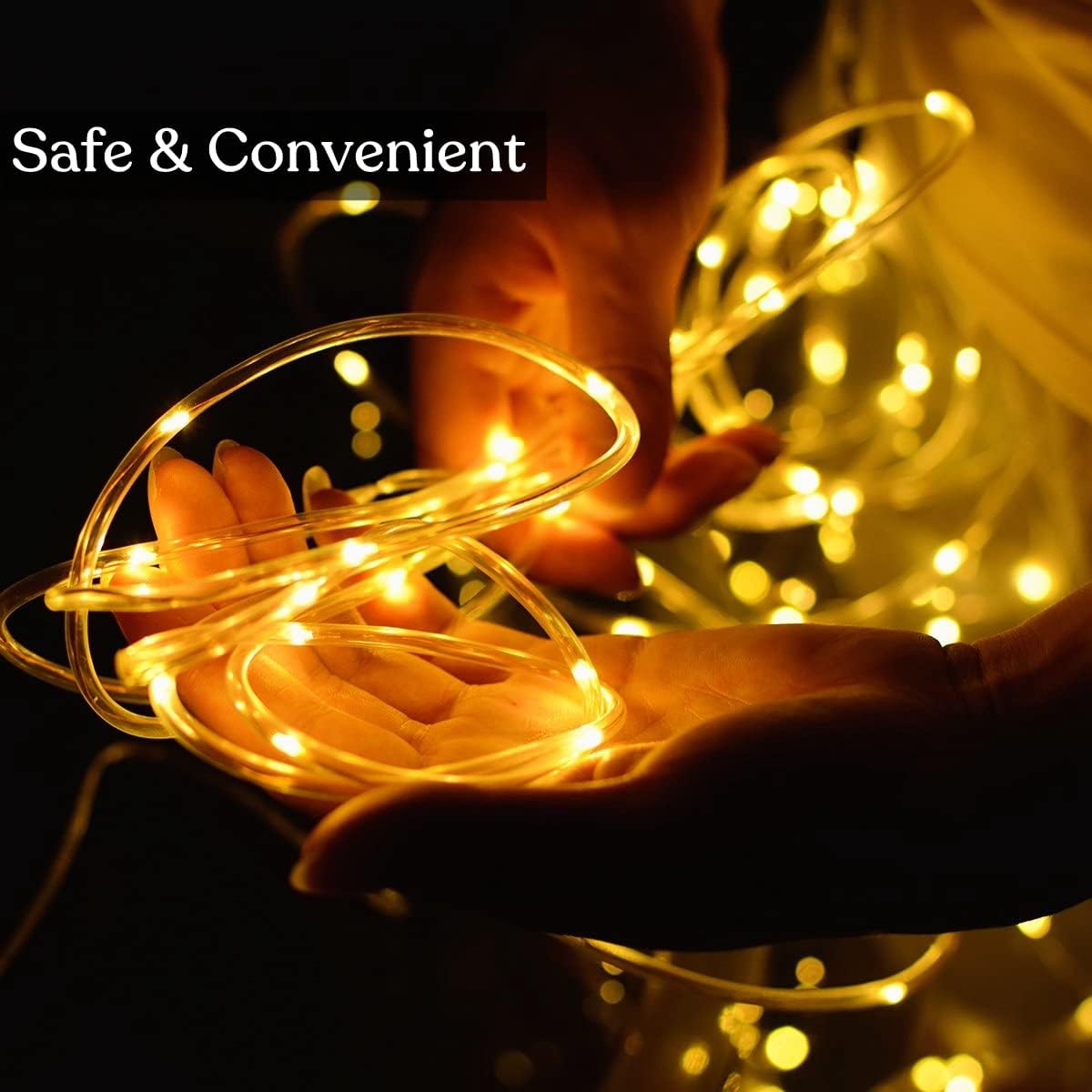 Solar LED Rope Light Decoration 7.5M