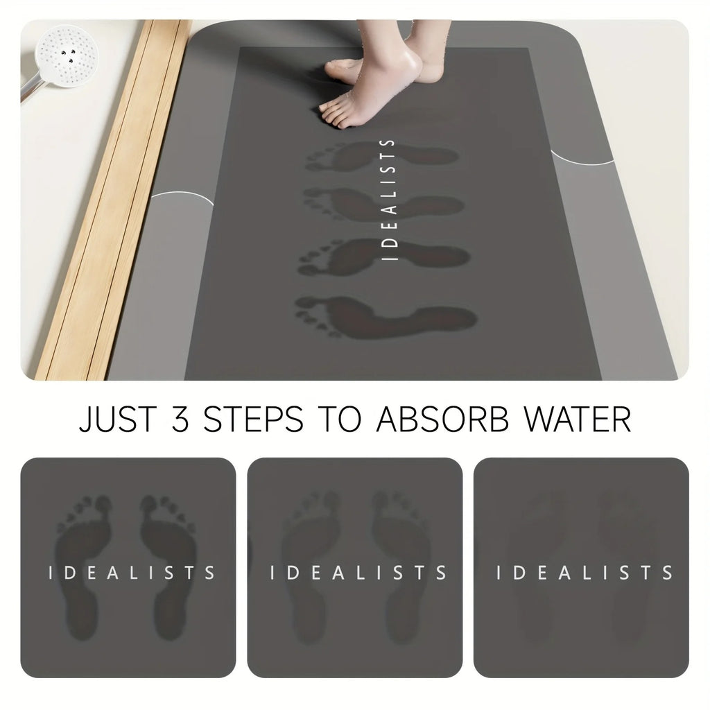 Diatomaceous Earth Quick-Dry Bath Mat