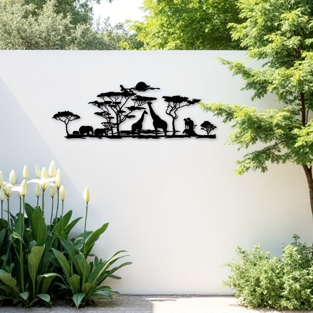 Savanna Sunset Metal Wall Art