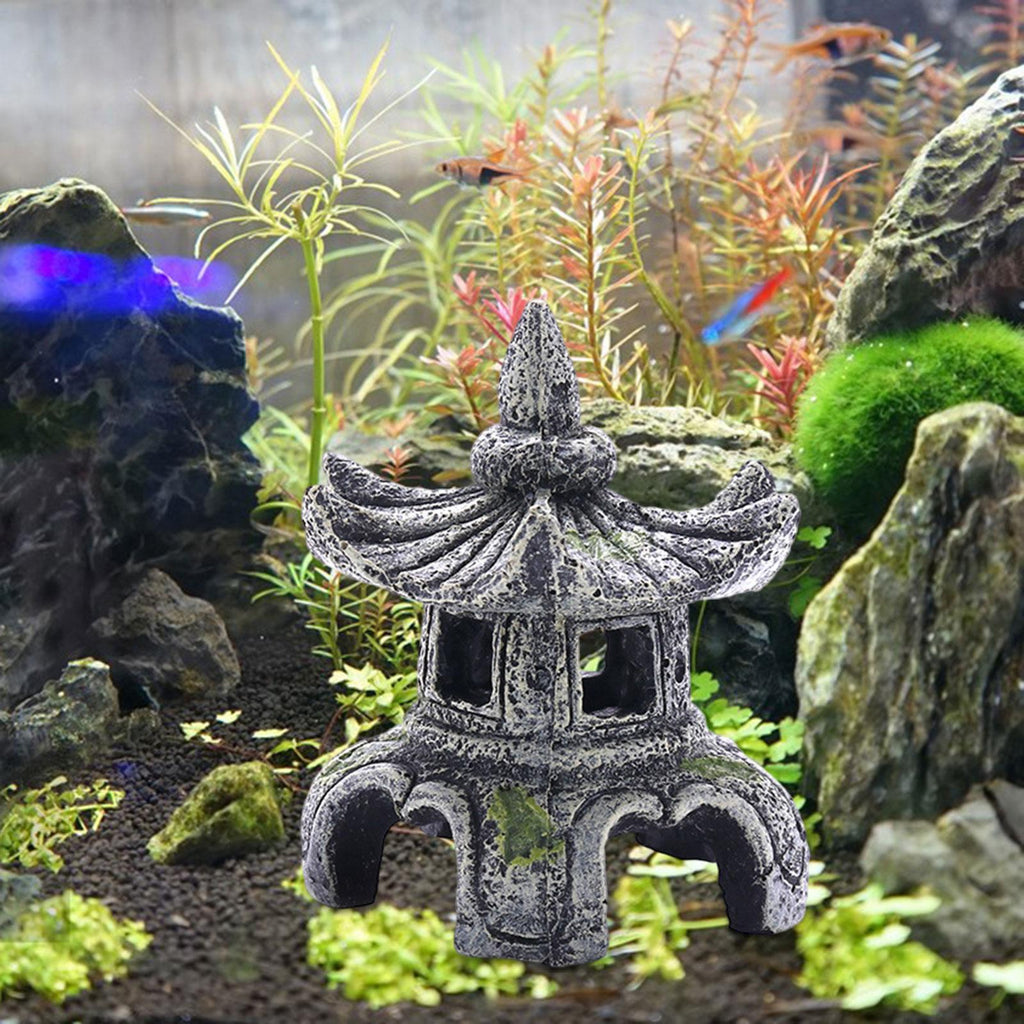 Japanese Pagoda Aquarium Ornament