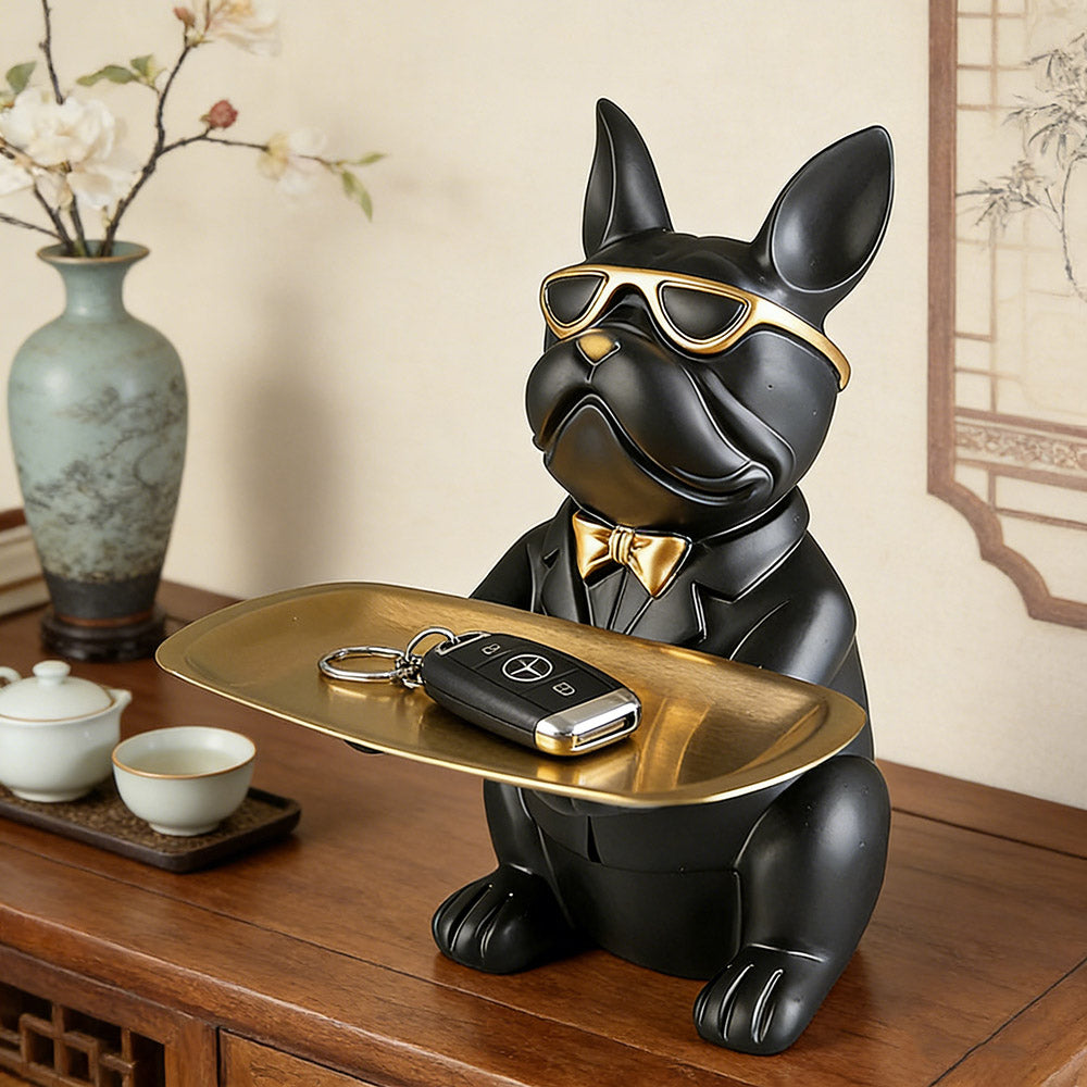 Standing Bulldog Tray