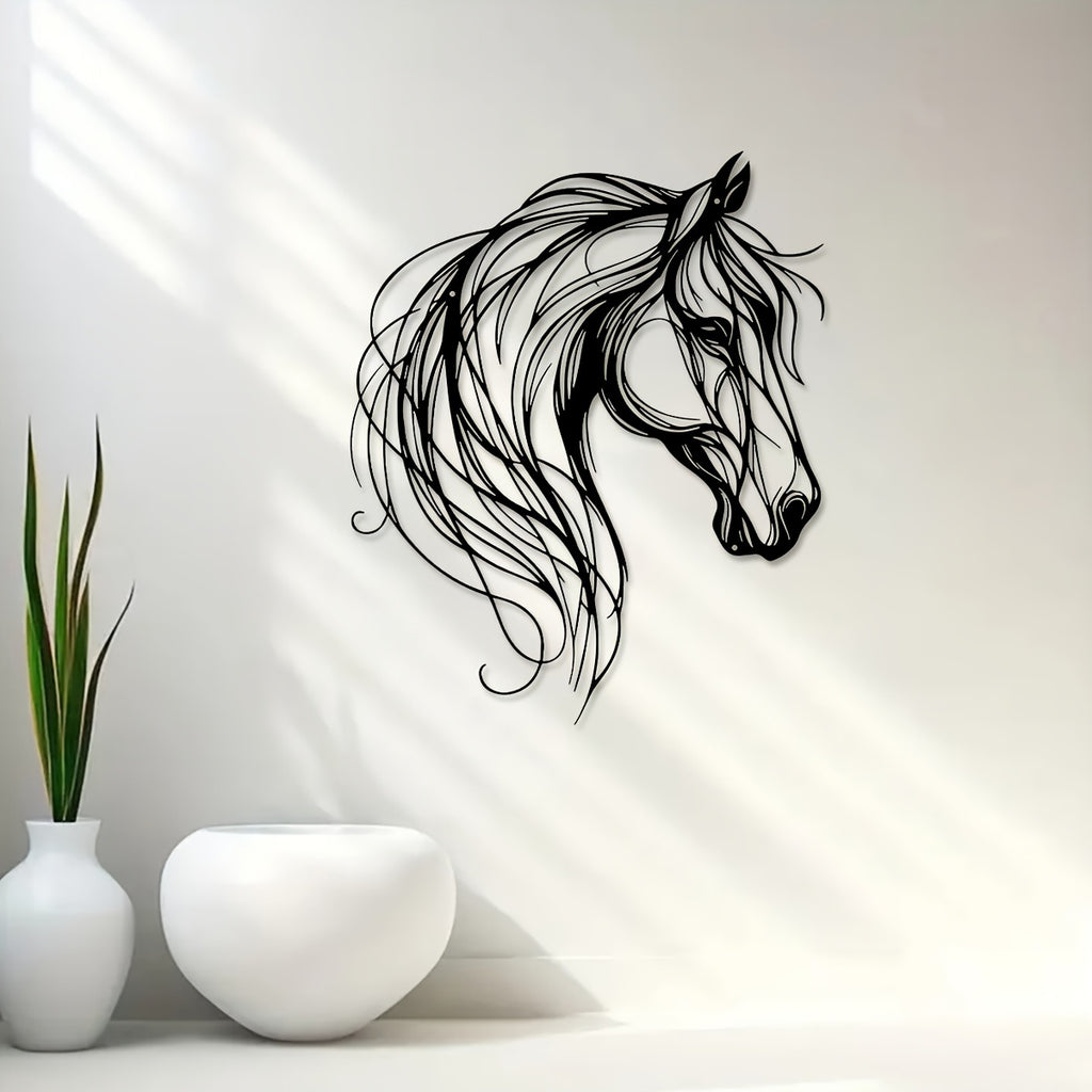 Elegant Mare Metal Wall Art