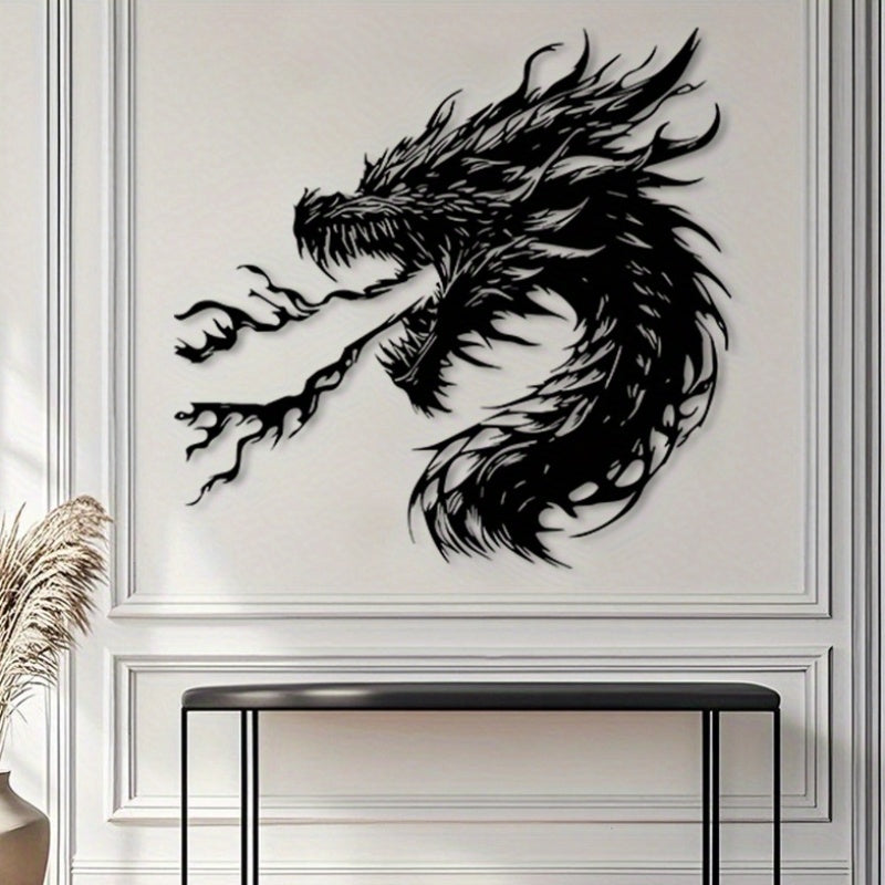 Fierce Dragon Metal Wall Art