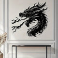 Fierce Dragon Metal Wall Art