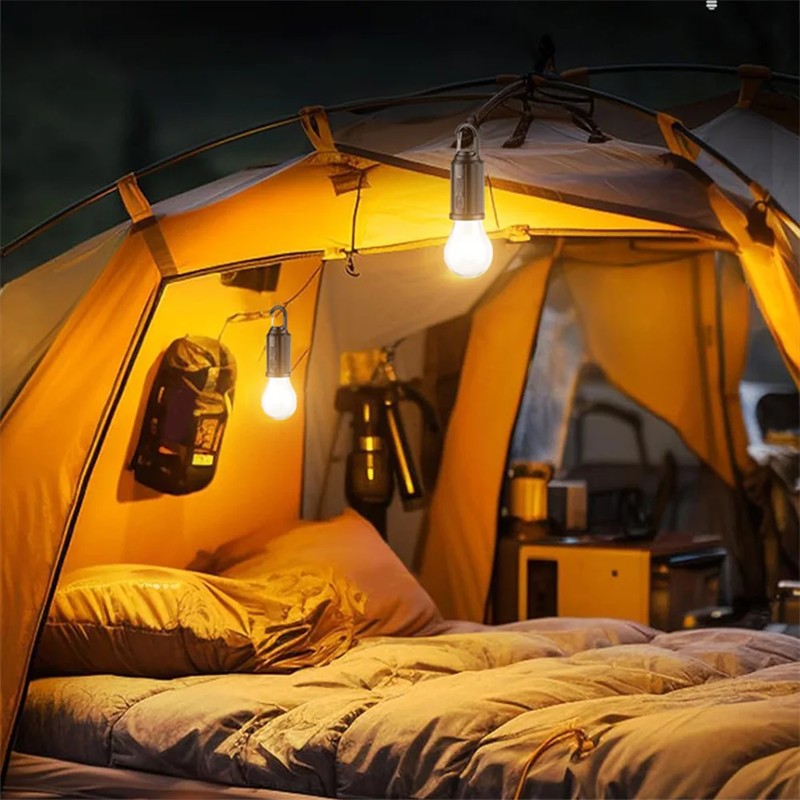 Portable Solar/USB-C Hanging Bulb Light Decoration