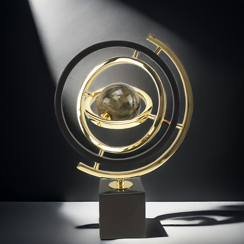 Gyroscopic Orbit Sculpture Decoration