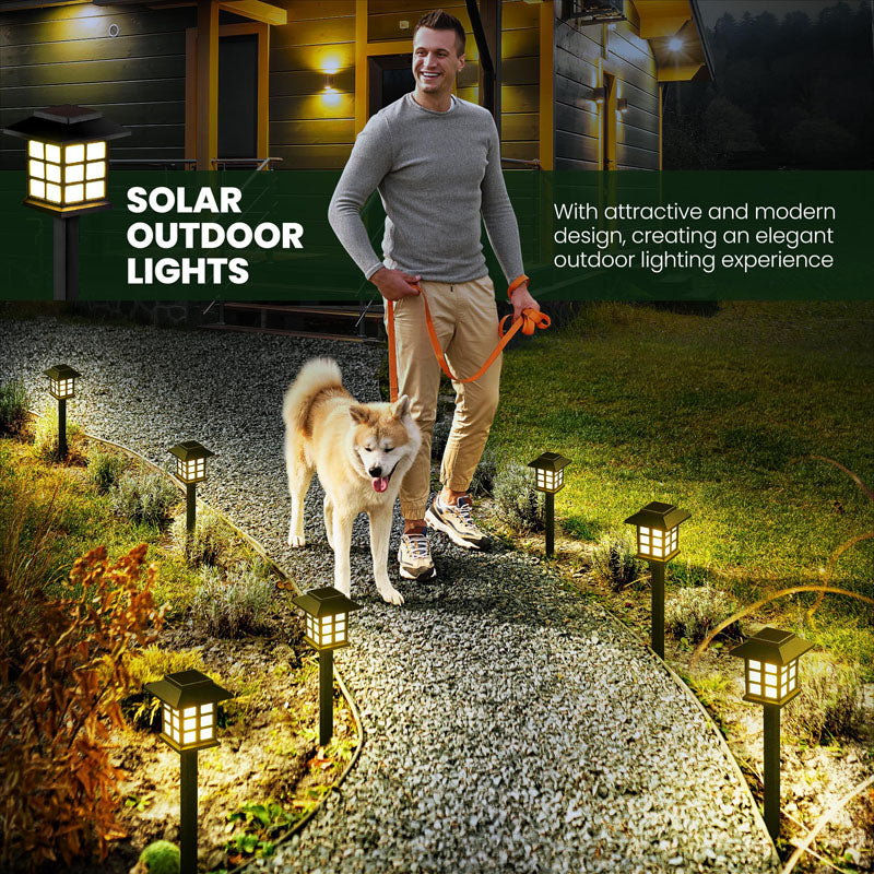 Solar Japanese Lantern Pathway Light Decoration
