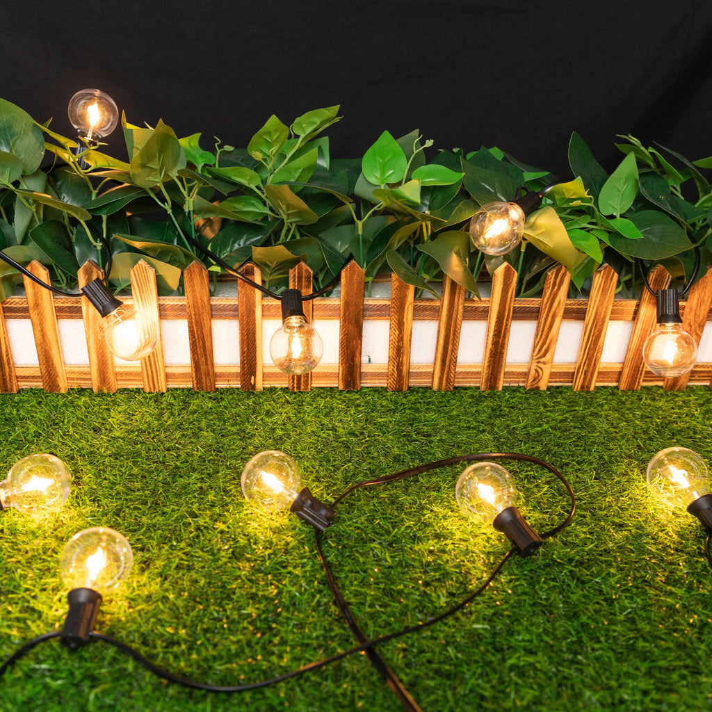 Solar Outdoor String Bulb Lights Decoration