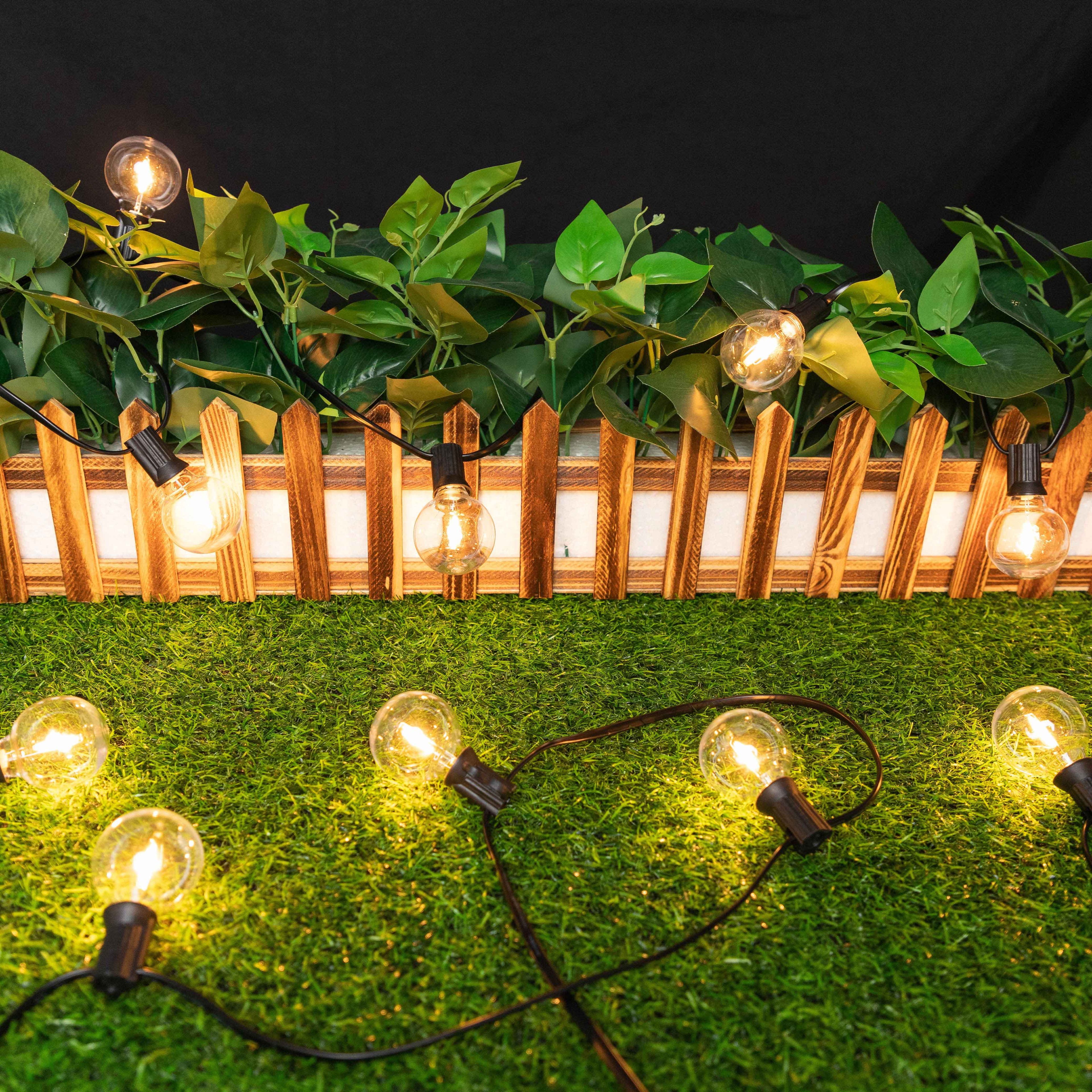 Solar Outdoor String Bulb Lights Decoration