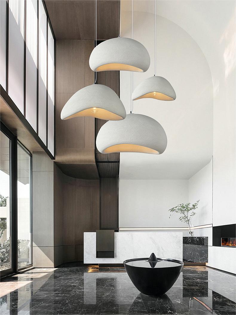 Nordic Dome Clay LED Pendant Light
