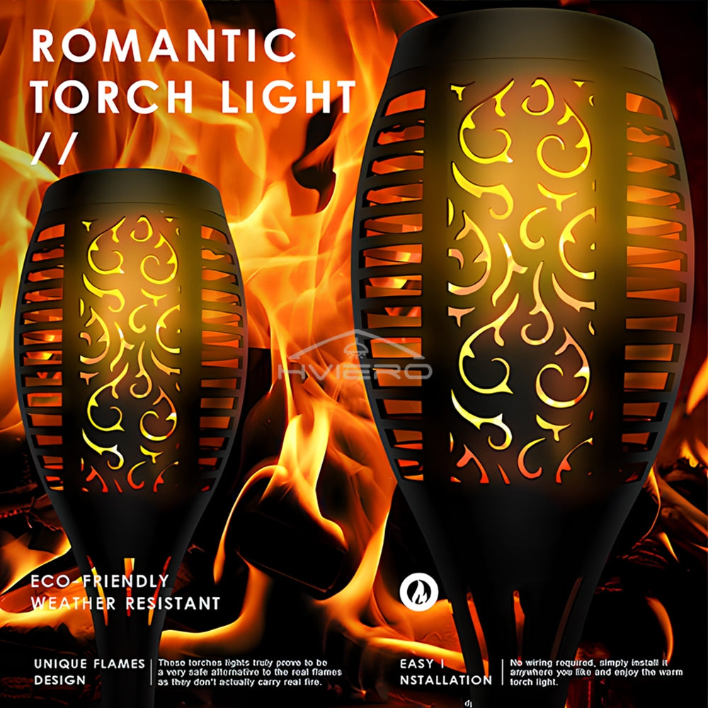 Solar Flame Torch Light Decoration