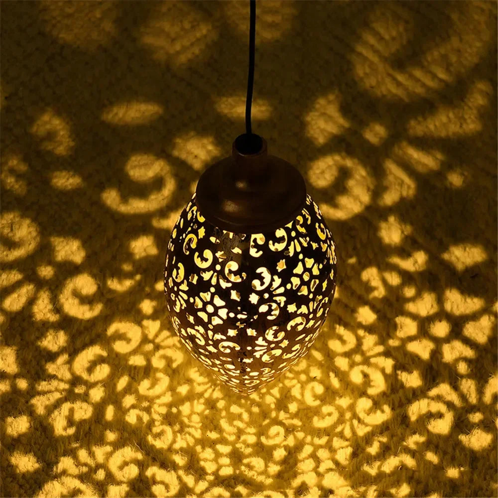 Solar Hanging Pattern Lantern Garden Decoration