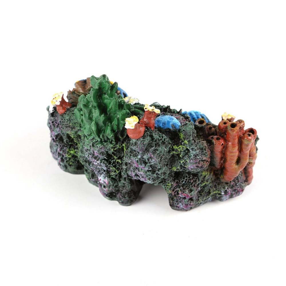 Colorful Coral Reef Cave Aquarium Ornament