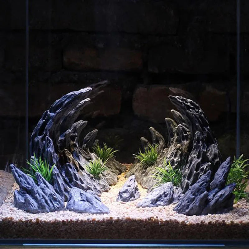 Jagged Rock Cave Aquarium Ornament