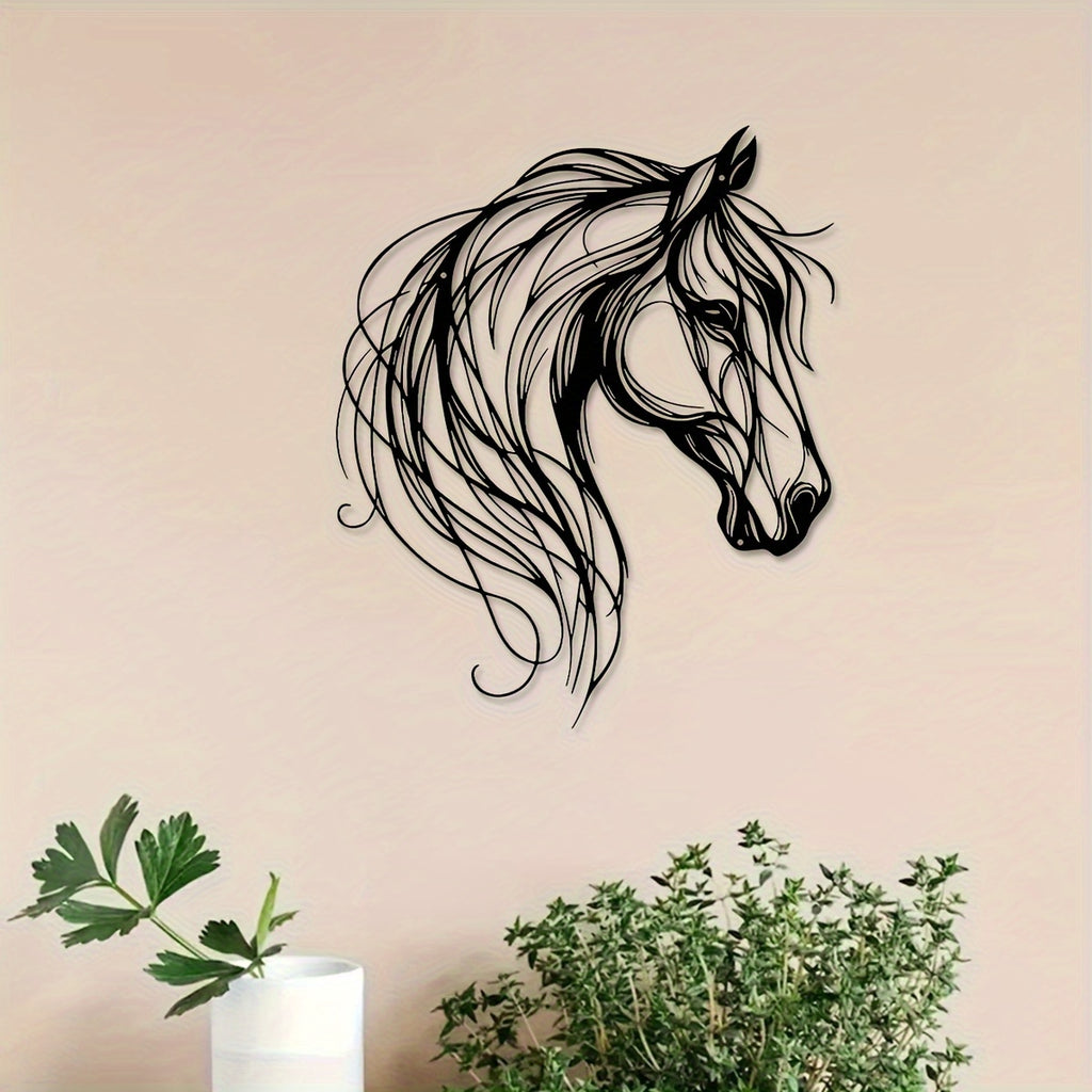 Elegant Mare Metal Wall Art