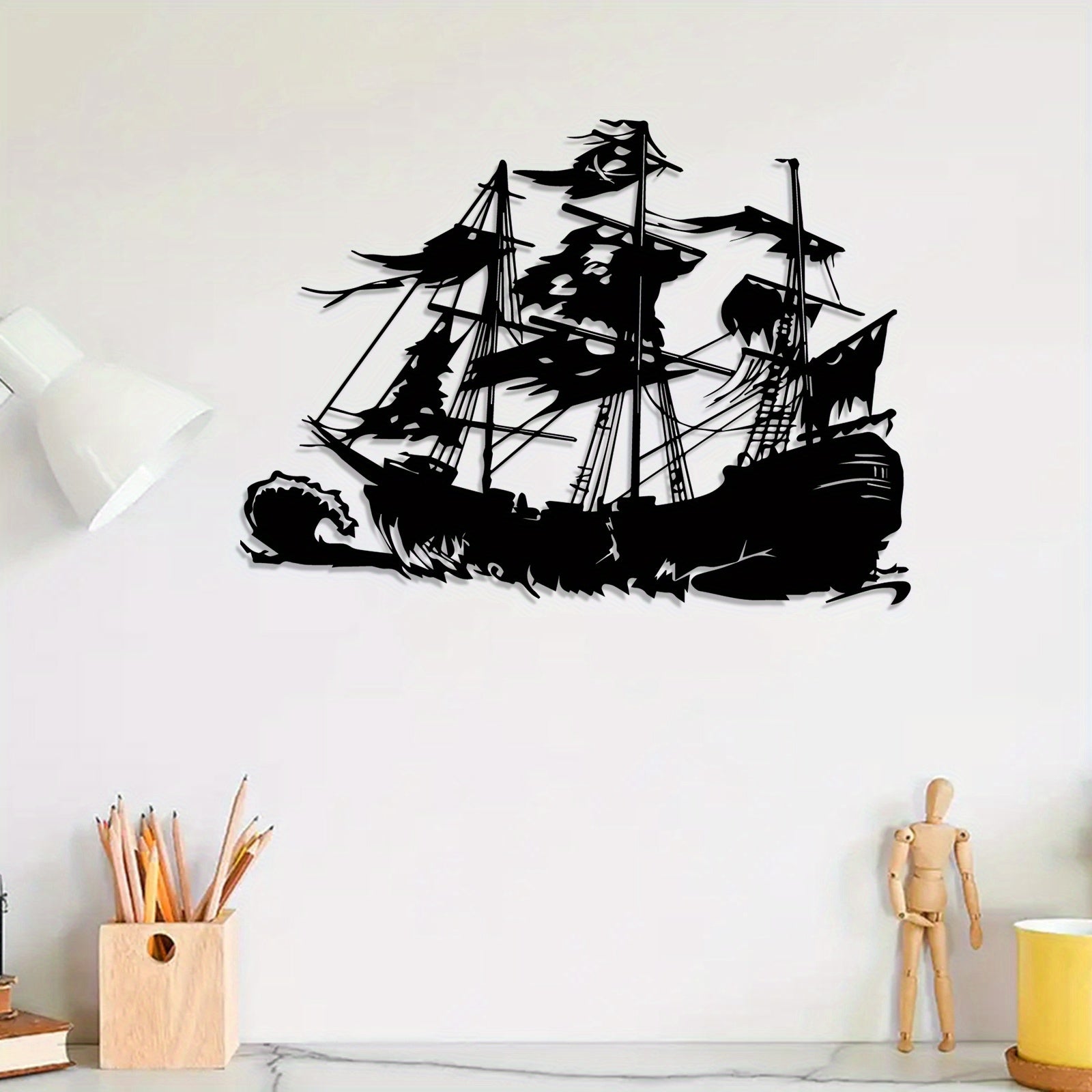 Pirate Ship Metal Wall Art