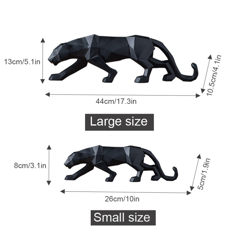 The Hunt Modern Panther Statue