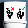 Proper Seating Position Instruction Sticker