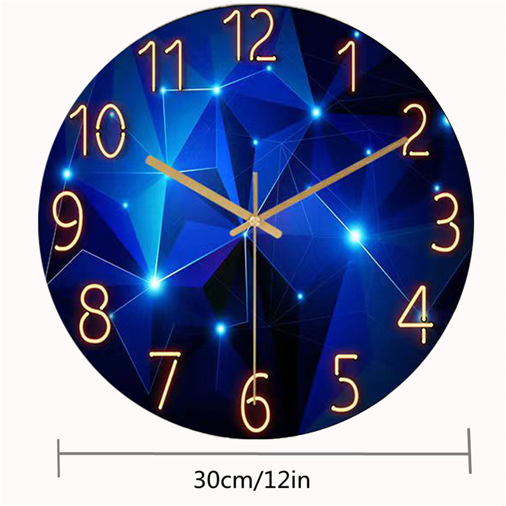 Cosmic Constellation Glass Wall Clock
