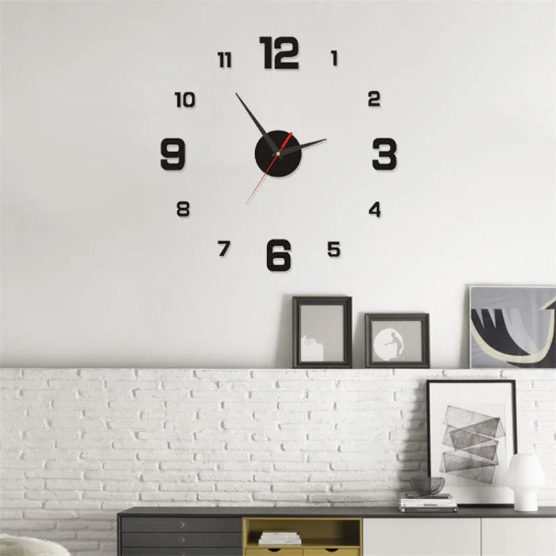 Frameless Glow-in-the-Dark DIY Wall Clock