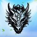 Dragon Head Metal Wall Art