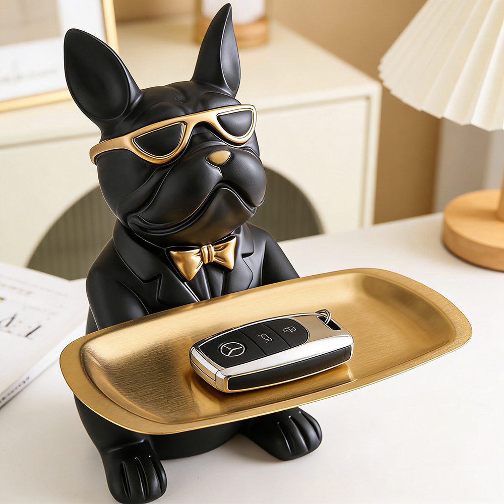 Standing Bulldog Tray