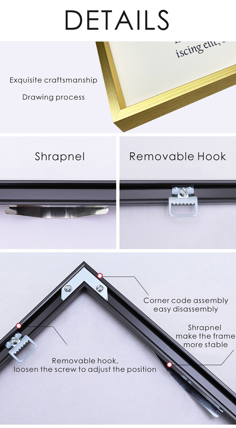 200*200 mm Premium Slim Canvas Frame