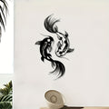 Yin Yang Koi Fish Metal Wall Art