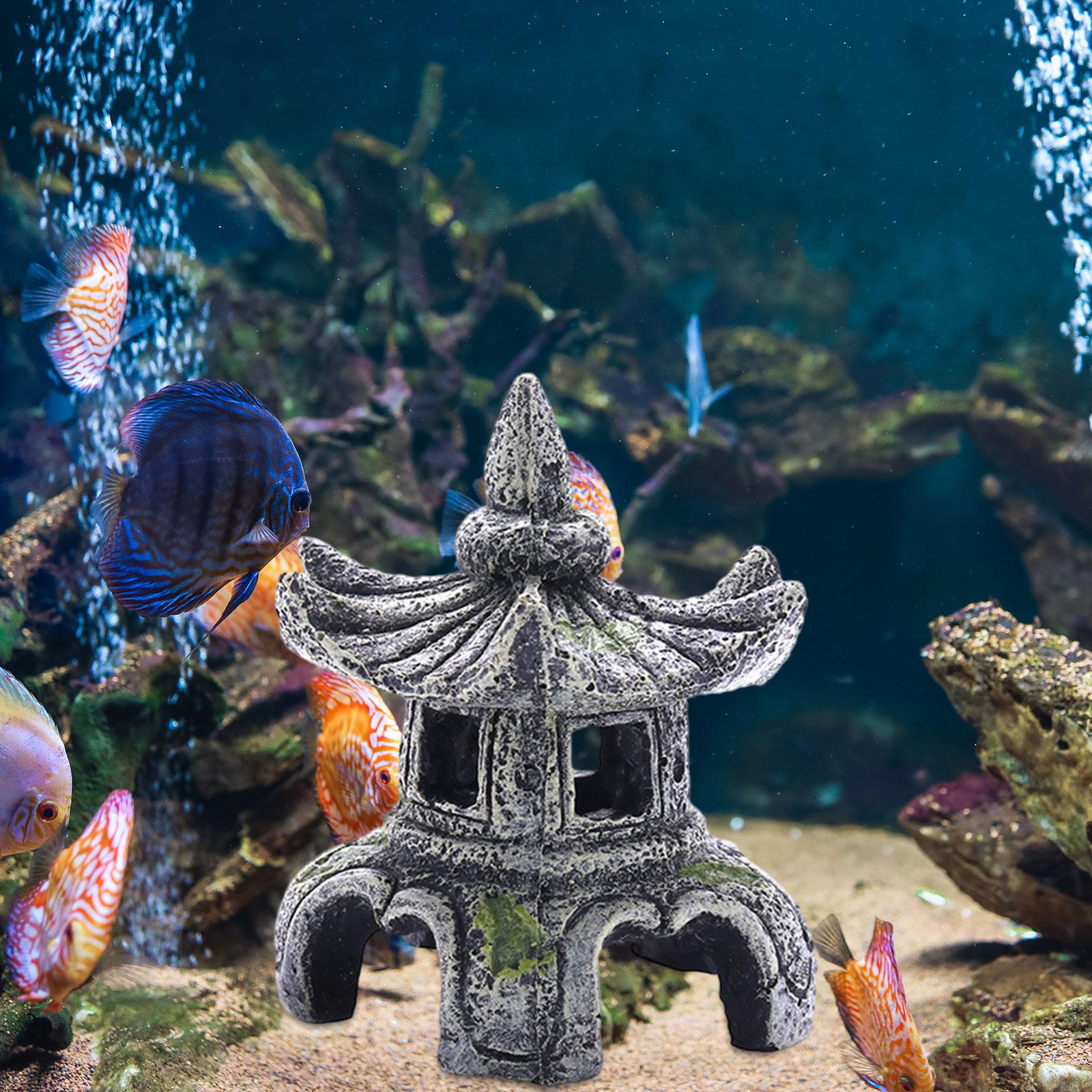 Japanese Pagoda Aquarium Ornament