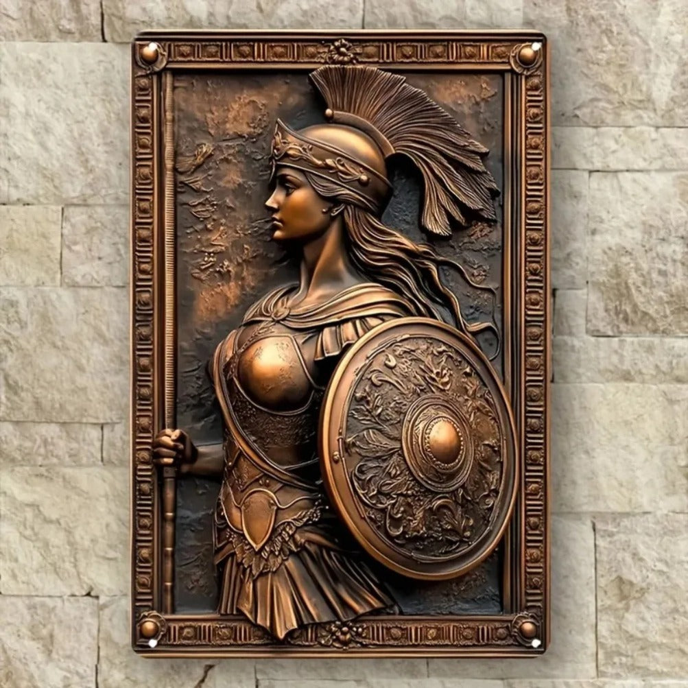 Athena Goddess Relief Wall Art