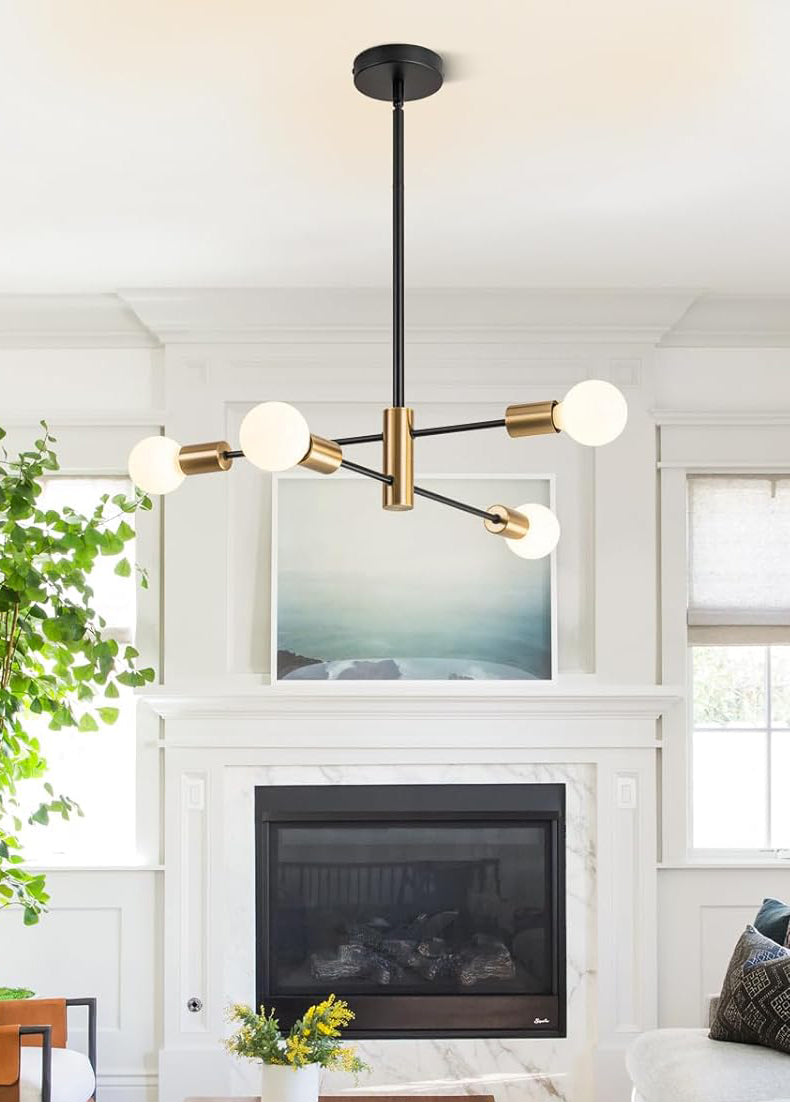Nordic Sputnik Opal Globe LED Chandelier