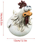 Funny Chicken Fence Decoration Statue