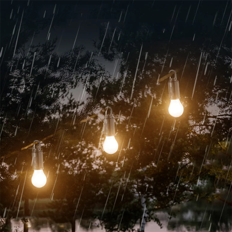 Portable Solar/USB-C Hanging Bulb Light Decoration